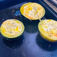 A picture of Creamy cheese Gem Sqaush.