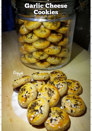 Foto resep Garlic Cheese Cookies