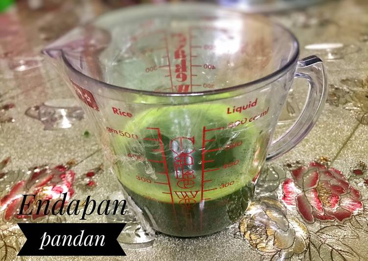 Cara Gampang Membuat Endapan pandan, Lezat Sekali