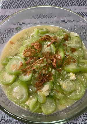 A picture of Stir Fried Angled Luffa.