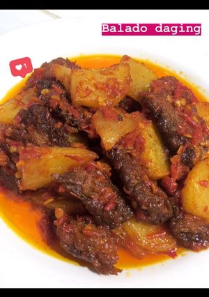 Foto resep Balado daging