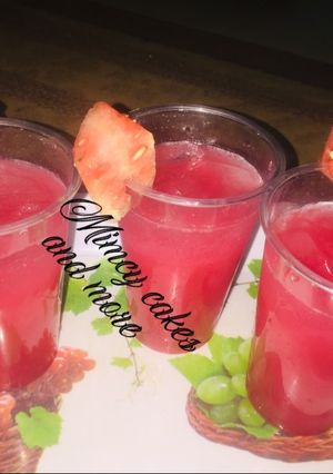 A picture of WATERMELON JUICE 🍉🥤.