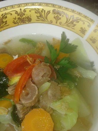 Langkah Mudah untuk Membuat Resep Sop sayur daging sapi+tetelan sederhana yang Bikin Ngiler
