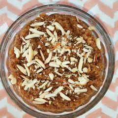 A picture of Traditional Gujarati Wheat Fada Lapsi.