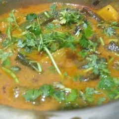 Bhindi masala curry A picture of Bhindi masala curry.