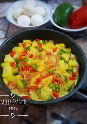 Foto resep Omelet Spanyol