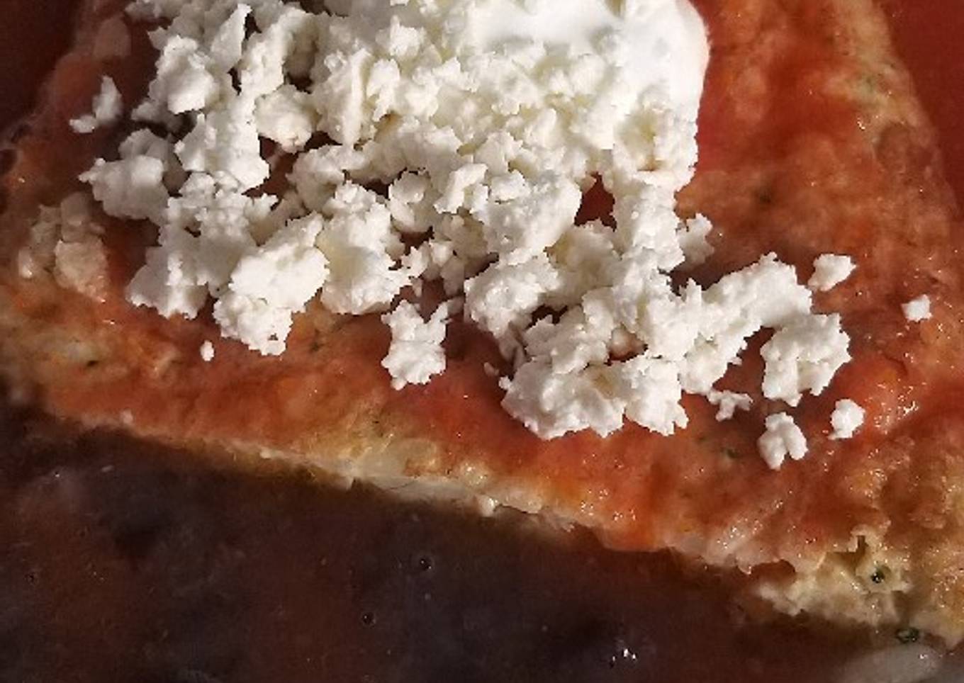 Torta española ahogada