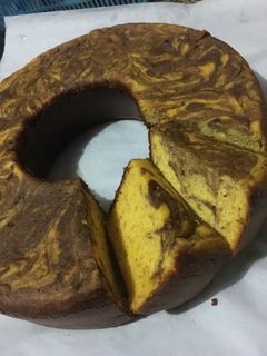 Foto resep Marble cake pumpkin keto#Ketopad#PekanInspirasi#BikinRamadanBerkesan