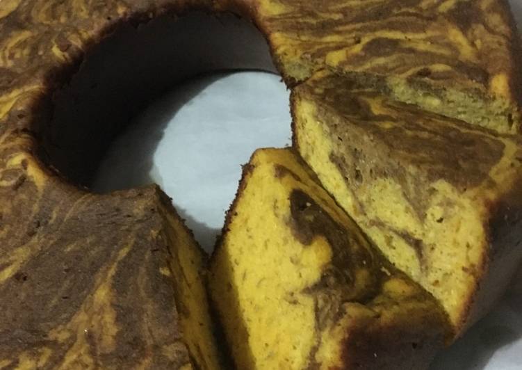 Bahan meracik Marble cake pumpkin keto #Ketopad #PekanInspirasi #BikinRamadanBerkesan yang enak