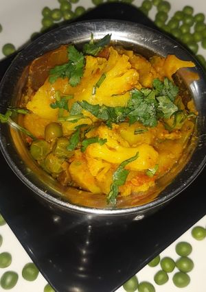 A picture of Cauliflower peas veg.