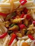 Macarrones con romanescu
