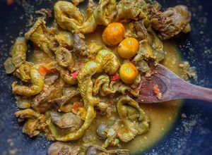 Foto resep Uritan Ayam Asem Pedes