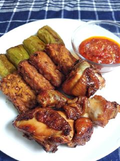 Foto resep Ayam dan Tempe Bacem