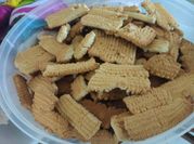 Uma foto de zero lactose biscoito