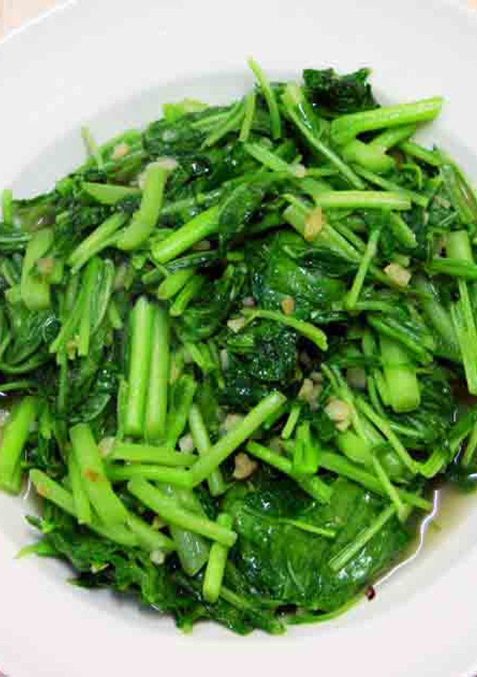 【厚生廚房】蒜炒莧菜 的食譜成品照片