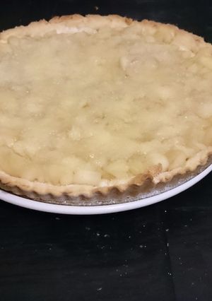 Una foto de Tarta de manzana con crumble