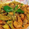 Tôm thịt rang nghệ