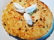 Una foto di riso noci gorgonzola