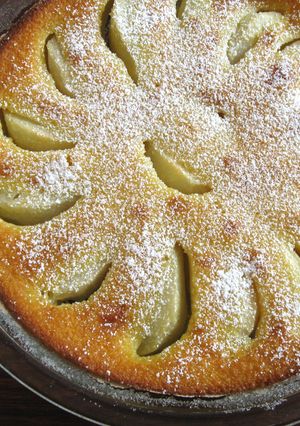 A picture of Pear Clafoutis.