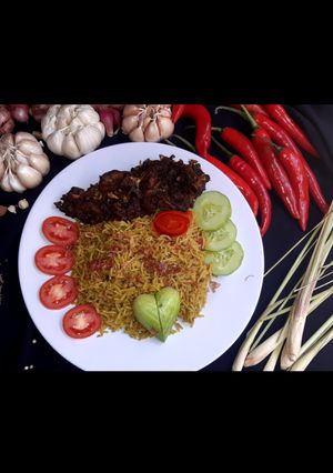 Foto resep Nasi briyani ori sedap mantap (Nasi Kebuli Basmati)