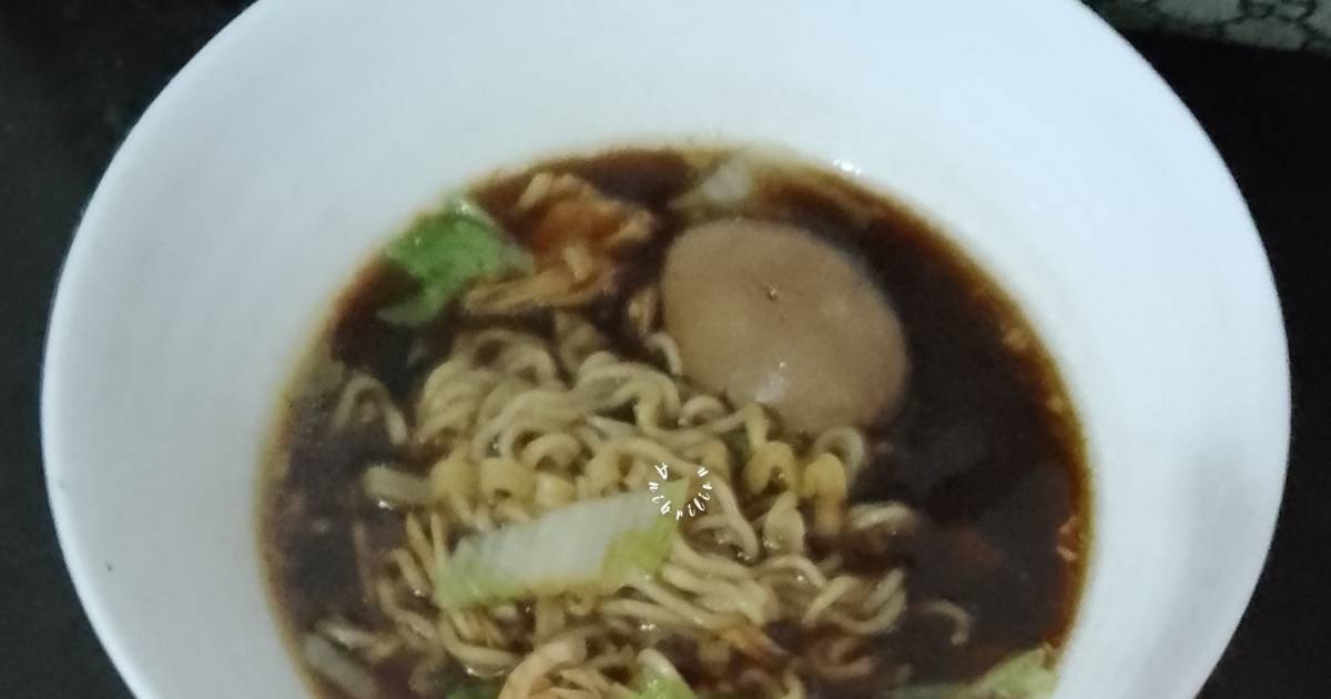 Resep Mie hitam oleh Ani Brilian - Cookpad