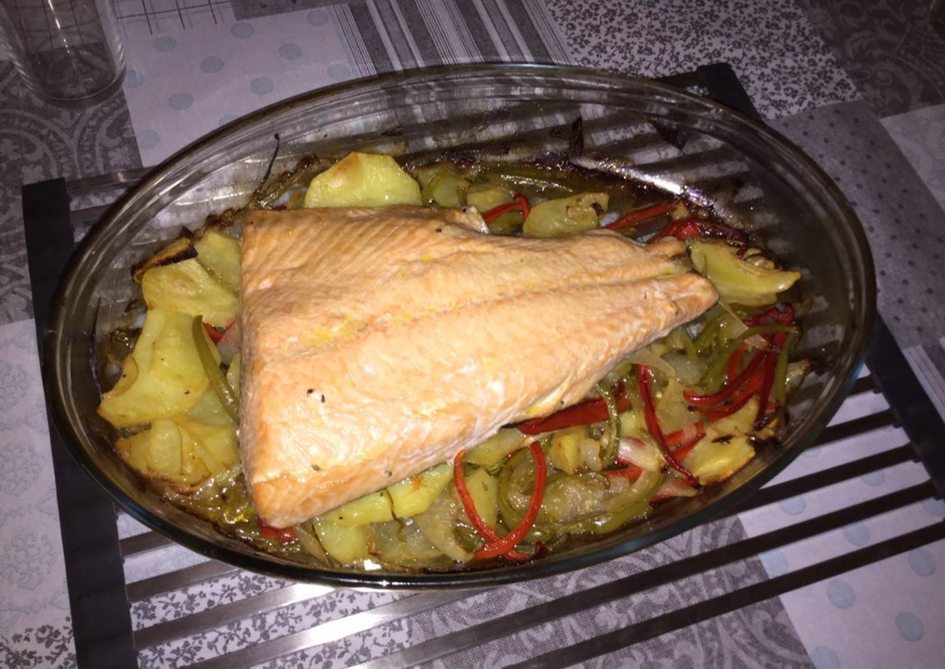 Salmón al horno