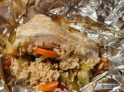 A picture of honey sriracha chicken