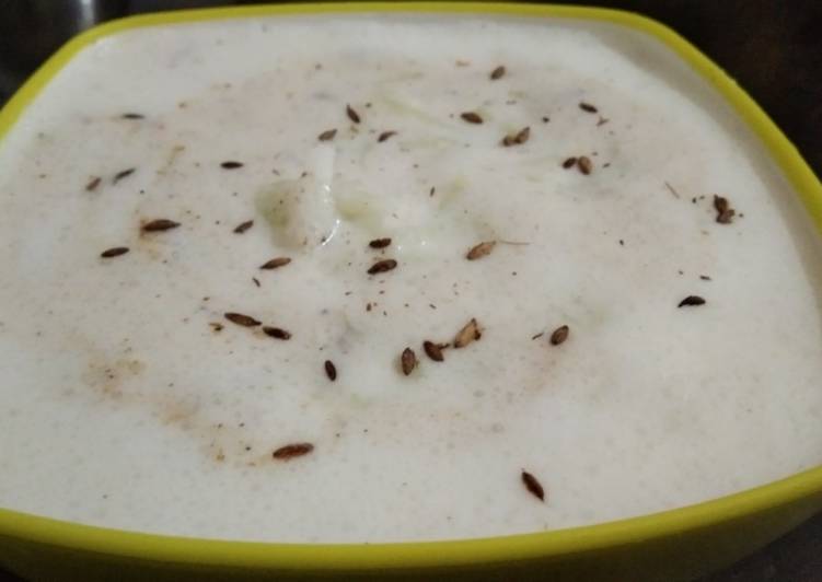 Recipe of Speedy Cucumber raita