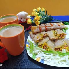 Corn vegetables cheese Frankie A picture of Corn vegetables cheese Frankie.