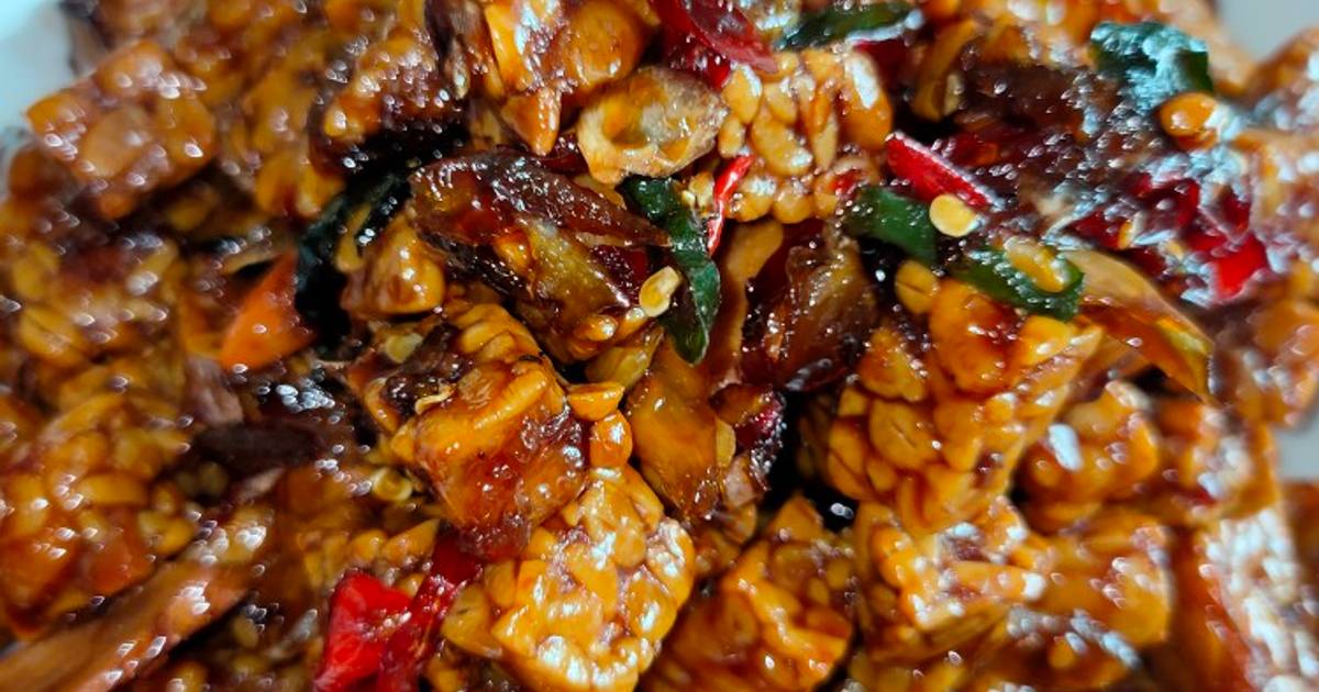 Resep Tempe kecap pedas manis gurih oleh Mamafatan - Cookpad