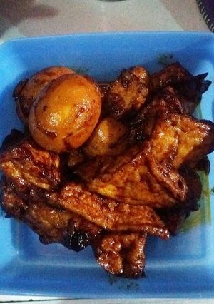 Foto resep Balado kecap telur tahu