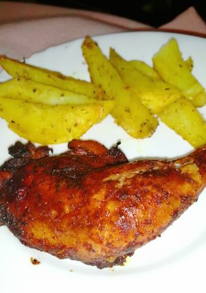 A picture of Grilled paprika chicken.