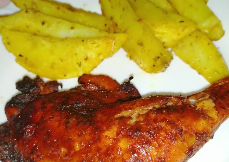 Recipe of Tasty Grilled paprika chicken