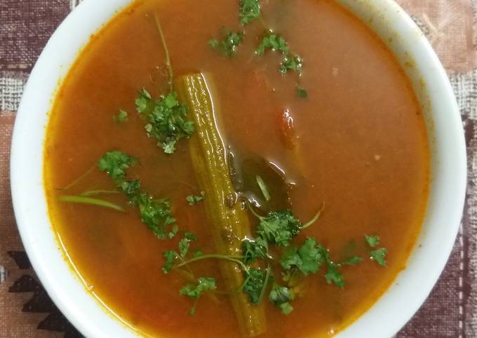 Drumstick and Tomato Rasam