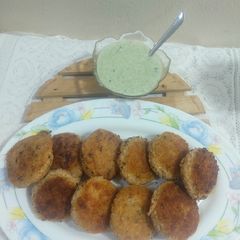 A picture of Soya bean paneer pattice.