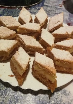 Almás pudingos süti recept fotója