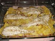 Una foto de lenguado al horno