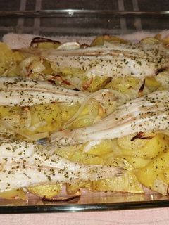 Una foto de Lenguado al horno