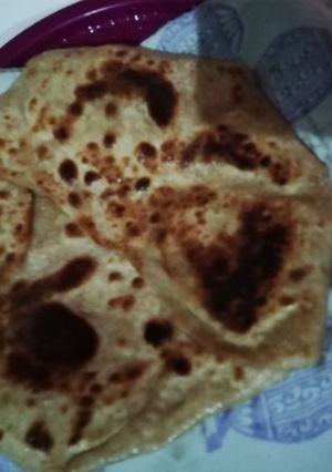 A picture of Gur ka paratha.