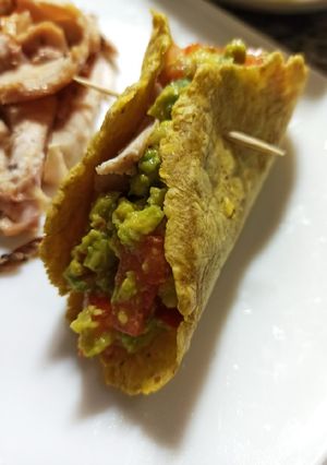 Una foto de 😍😍Fajitas de plátano verde😍😍 Saludables