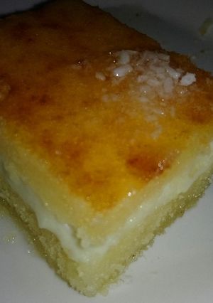 صورة لوصفة بسبوسة بالقشطة