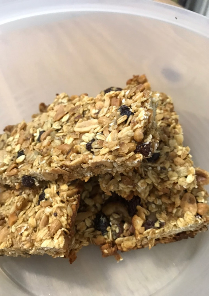 Una foto de Barritas de cereal *con horno*