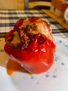 Töltött kaliforniai paprika recept fotója