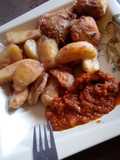 Irish potates in egg