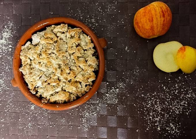 Crumble pomme/poire healthy