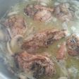 Pollo con nueces y champiñones