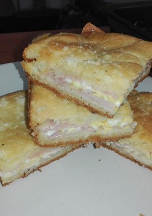Una foto de Torta de fiambre de masa licuada