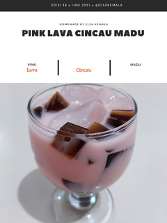 Foto resep Pink Lava Cincau Madu