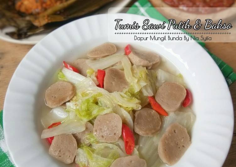 Anti Ribet, Bikin Tumis Sawi Putih &amp; Bakso Rumahan