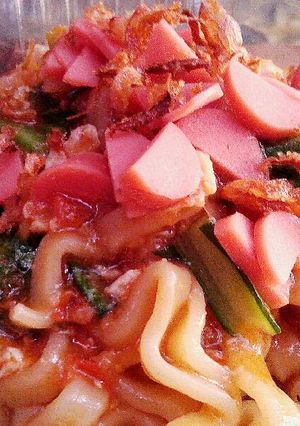Foto resep Mie Kribo (Mie Seblak ala Kribo)